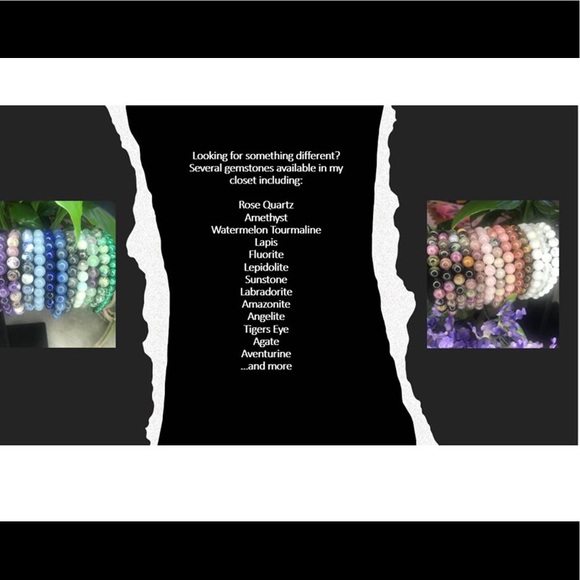 Aquamarine crystal/gemstone bracelet - Picture 8 of 8